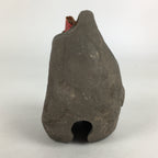 Japanese Clay Bell Dorei Vtg Ceramic Doll Amulet Stone Statue Man Woman DR396