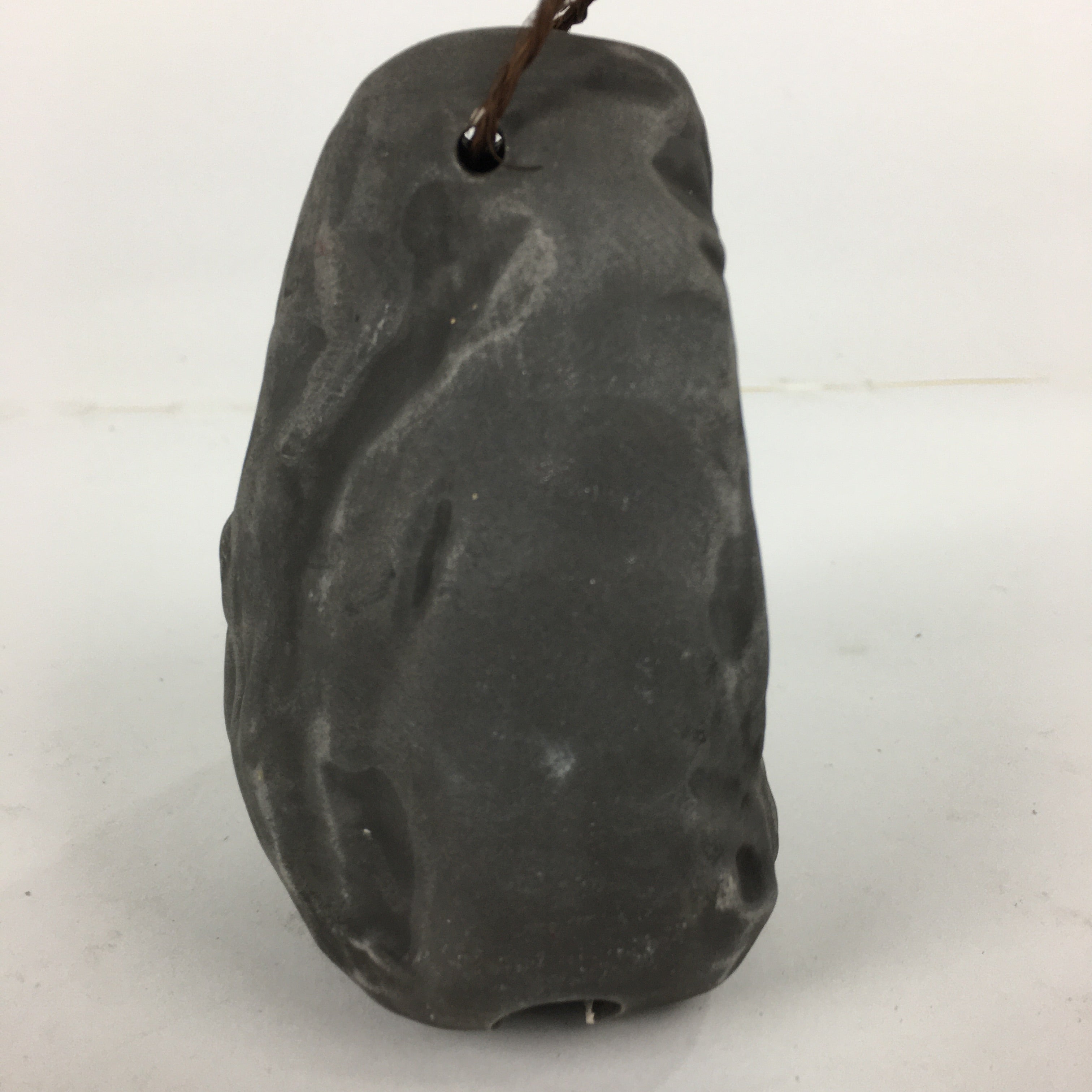 Japanese Clay Bell Dorei Vtg Ceramic Doll Amulet Stone Statues Man Woman DR334