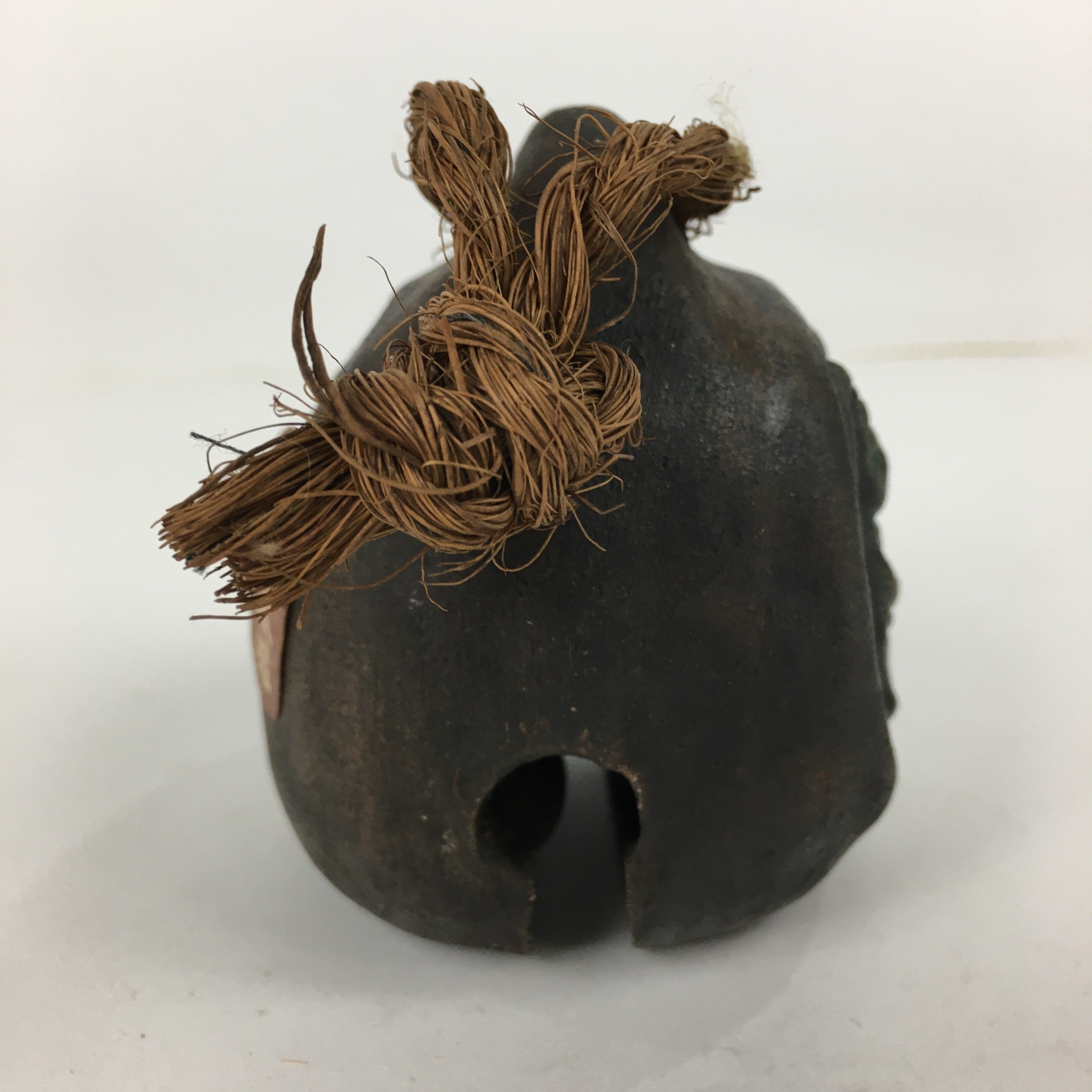 Japanese Clay Bell Dorei Vtg Ceramic Doll Amulet Stone Statues Man Woman DR354