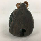 Japanese Clay Bell Dorei Vtg Ceramic Doll Amulet Stone Statues Man Woman DR354