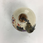 Japanese Clay Bell Dorei Vtg Ceramic Doll Rickshaw Flower Gourd Hyotan DR368