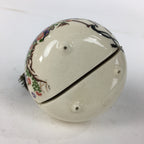 Japanese Clay Bell Dorei Vtg Ceramic Doll Rickshaw Flower Gourd Hyotan DR368