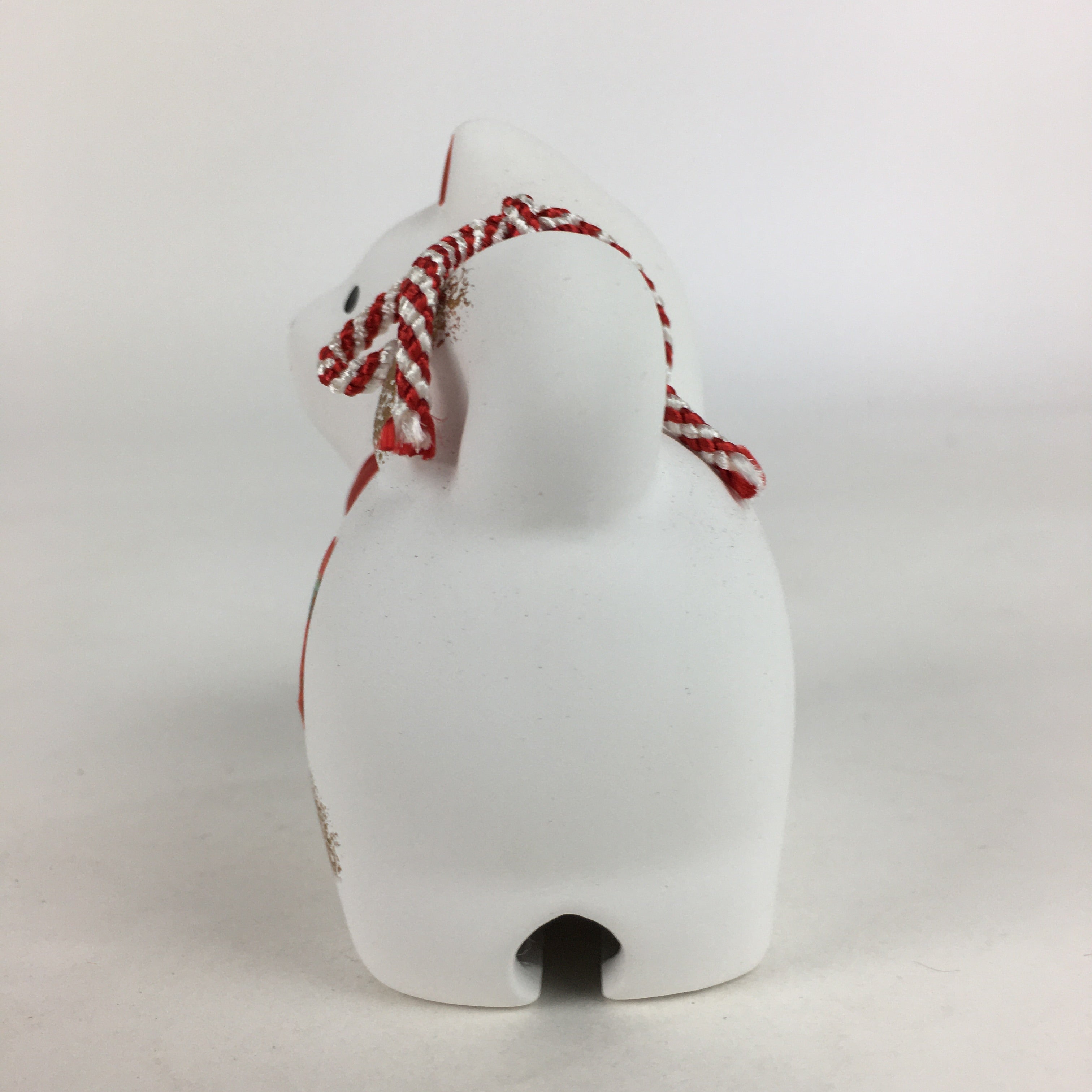 Japanese Clay Bell Vtg Dorei Ceramic Doll Amulet Japanese Zodiac Dog DR405