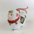 Japanese Clay Bell Vtg Dorei Ceramic Doll Amulet Japanese Zodiac Monkey DR406