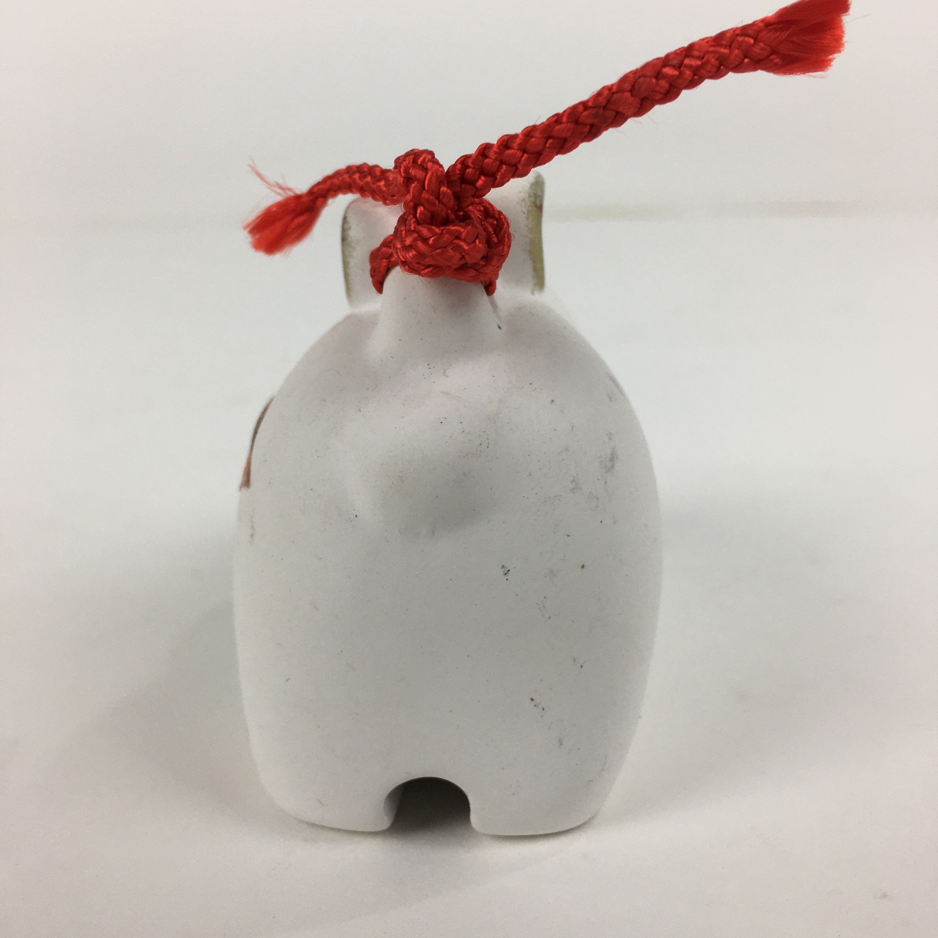 Japanese Clay Bell Vtg Dorei Ceramic Doll Amulet Japanese Zodiac Rabbit DR340