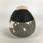 Japanese Clay Bell Vtg Dorei Ceramic Doll Amulet Kimono Lady DR401