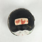 Japanese Clay Bell Vtg Dorei Ceramic Doll Amulet Kimono Lady DR401
