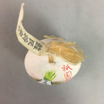 Japanese Clay Bell Vtg Dorei Ceramic Doll Amulet Kyoto Gion Festival DR239