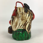 Japanese Clay Bell Vtg Dorei Ceramic Doll Amulet Namahage Demon DR404