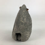 Japanese Clay Bell Vtg Dorei Ceramic Doll Amulet Stone Statue DR402