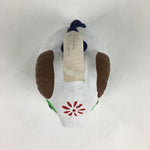 Japanese Clay Bell Vtg Dorei Ceramic Doll Amulet Zodiac Sheep White DR373