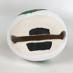 Japanese Clay Bell Vtg Dorei Ceramic Doll Amulet Zodiac Sheep White DR373