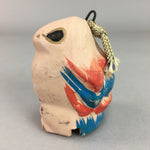 Japanese Clay Bell Vtg Dorei Ceramic Doll Brown Creature Animal Fairy DR260