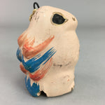 Japanese Clay Bell Vtg Dorei Ceramic Doll Brown Creature Animal Fairy DR260