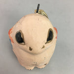 Japanese Clay Bell Vtg Dorei Ceramic Doll Brown Creature Animal Fairy DR260
