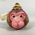Japanese Clay Bell Vtg Dorei Ceramic Doll Monkey Zodiac Izumo DR311