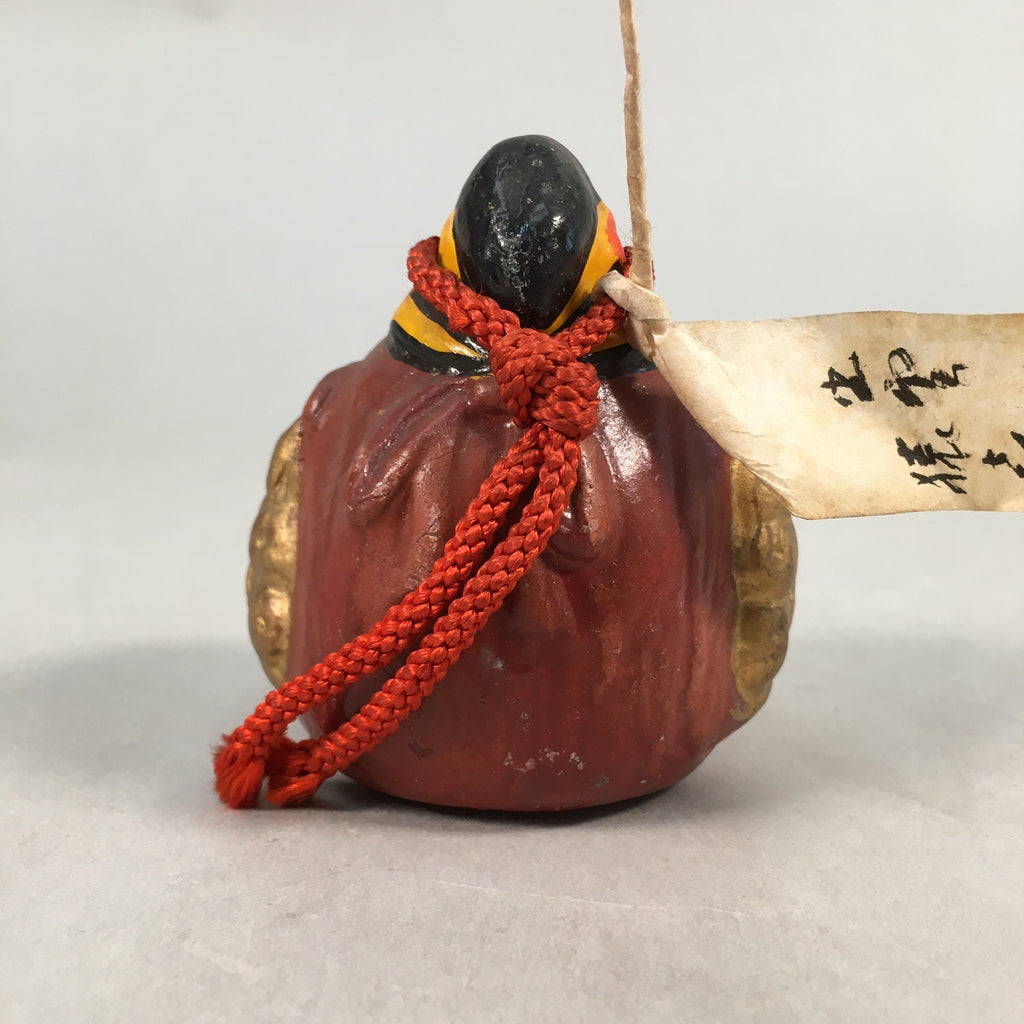 Japanese Clay Bell Vtg Dorei Ceramic Doll Monkey Zodiac Izumo DR311