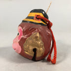 Japanese Clay Bell Vtg Dorei Ceramic Doll Monkey Zodiac Izumo DR311