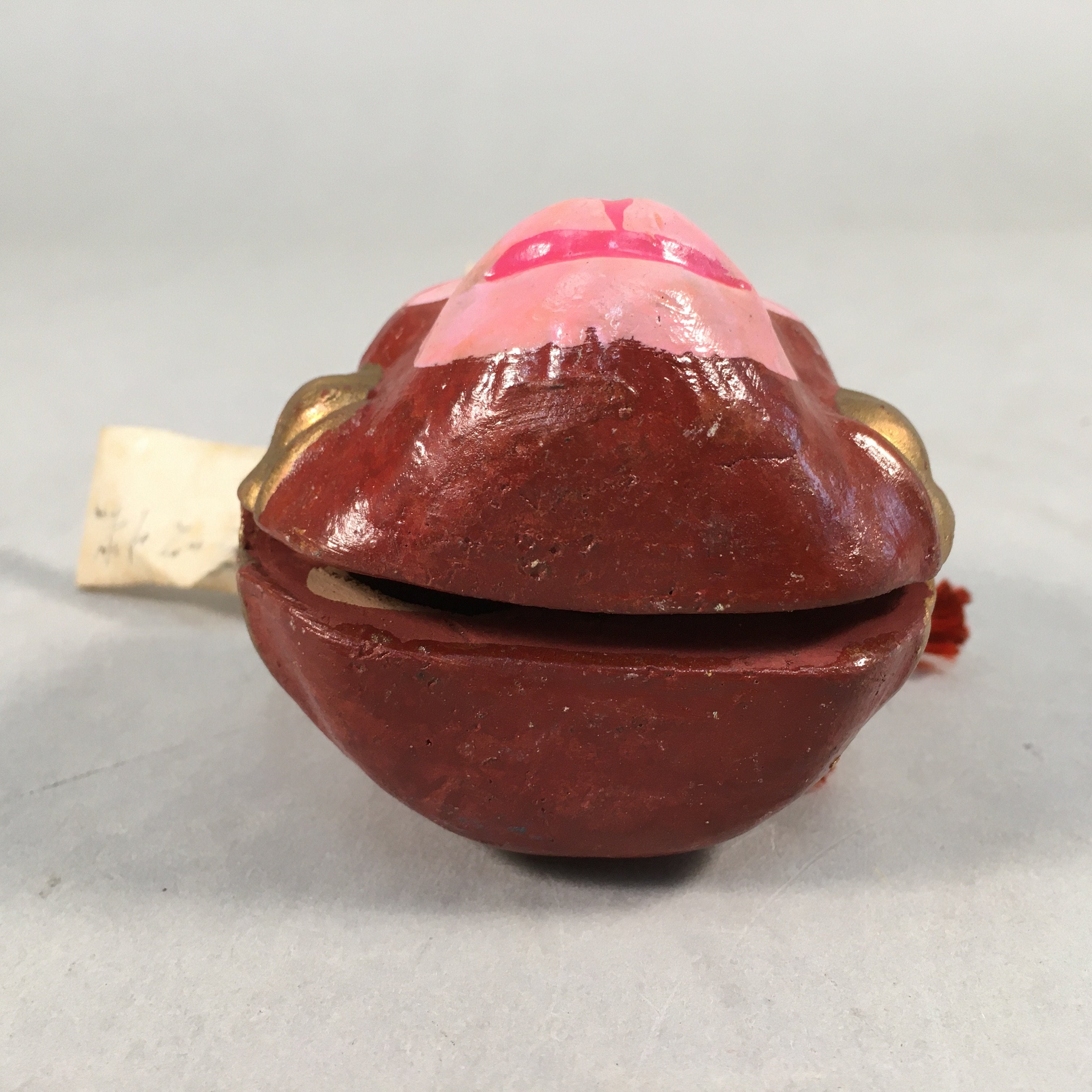 Japanese Clay Bell Vtg Dorei Ceramic Doll Monkey Zodiac Izumo DR311