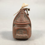 Japanese Clay Bell Vtg Dorei Ceramic Doll Sekko-ji Temple Nara DR307