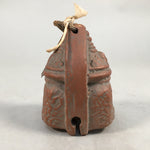 Japanese Clay Bell Vtg Dorei Ceramic Doll Sekko-ji Temple Nara DR307