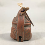 Japanese Clay Bell Vtg Dorei Ceramic Doll Sekko-ji Temple Nara DR307