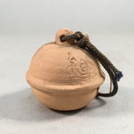 Japanese Clay Bell Vtg Dorei Ceramic Doll Temple Disaster Prevention DR319