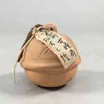 Japanese Clay Bell Vtg Dorei Ceramic Doll Temple Disaster Prevention DR319