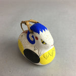 Japanese Clay Bell Vtg Dorei Ceramic Doll White Zodiac Sheep DR295