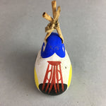 Japanese Clay Bell Vtg Dorei Ceramic Doll White Zodiac Sheep DR295