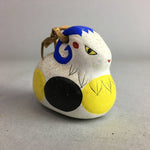 Japanese Clay Bell Vtg Dorei Ceramic Doll White Zodiac Sheep DR295