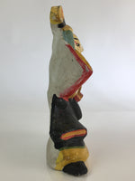 Japanese Clay Doll Vtg Ningyo Traditional Handicraft Kabuki Dance BD829