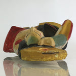 Japanese Clay Doll Vtg Ningyo Traditional Handicraft Kabuki Dance BD829