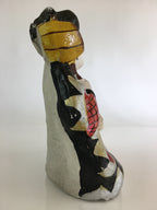 Japanese Clay Doll Vtg Ningyo Traditional Handicraft Kabuki Hammer BD830