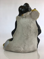 Japanese Clay Doll Vtg Ningyo Traditional Handicraft Kabuki Hammer BD830