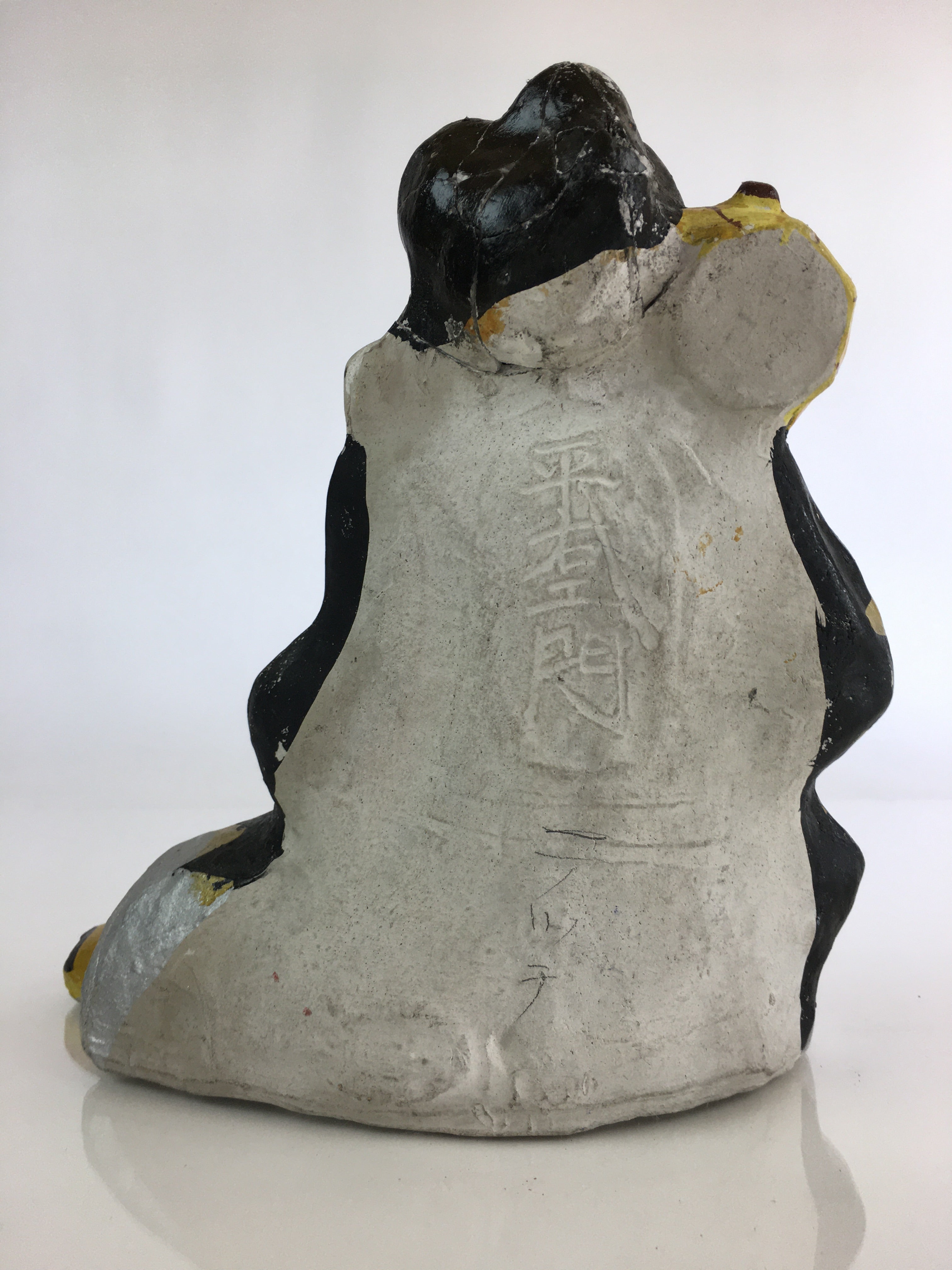 Japanese Clay Doll Vtg Ningyo Traditional Handicraft Kabuki Hammer BD830