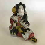 Japanese Clay Doll Vtg Ningyo Traditional Handicraft Kabuki Hammer BD830