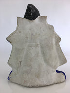 Japanese Clay Doll Vtg Ningyo Traditional Handicraft Kabuki Samurai BD831