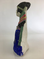 Japanese Clay Doll Vtg Ningyo Traditional Handicraft Kabuki Samurai BD831