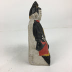 Japanese Clay Doll Vtg Ningyo Traditional Handicraft Kimono Emperor BD746