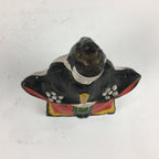 Japanese Clay Doll Vtg Ningyo Traditional Handicraft Kimono Emperor BD746