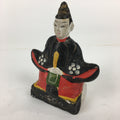 Japanese Clay Doll Vtg Ningyo Traditional Handicraft Kimono Emperor BD746