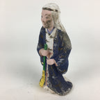 Japanese Clay Doll Vtg Ningyo Traditional Handicraft Kimono Old Lady BD755