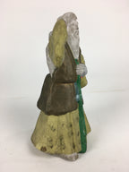 Japanese Clay Doll Vtg Ningyo Traditional Handicraft Kimono Old Man BD744
