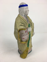 Japanese Clay Doll Vtg Ningyo Traditional Handicraft Kimono Old Woman BD743