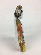 Japanese Clay Doll Vtg Ningyo Traditional Handicraft Kimono Princess BD748