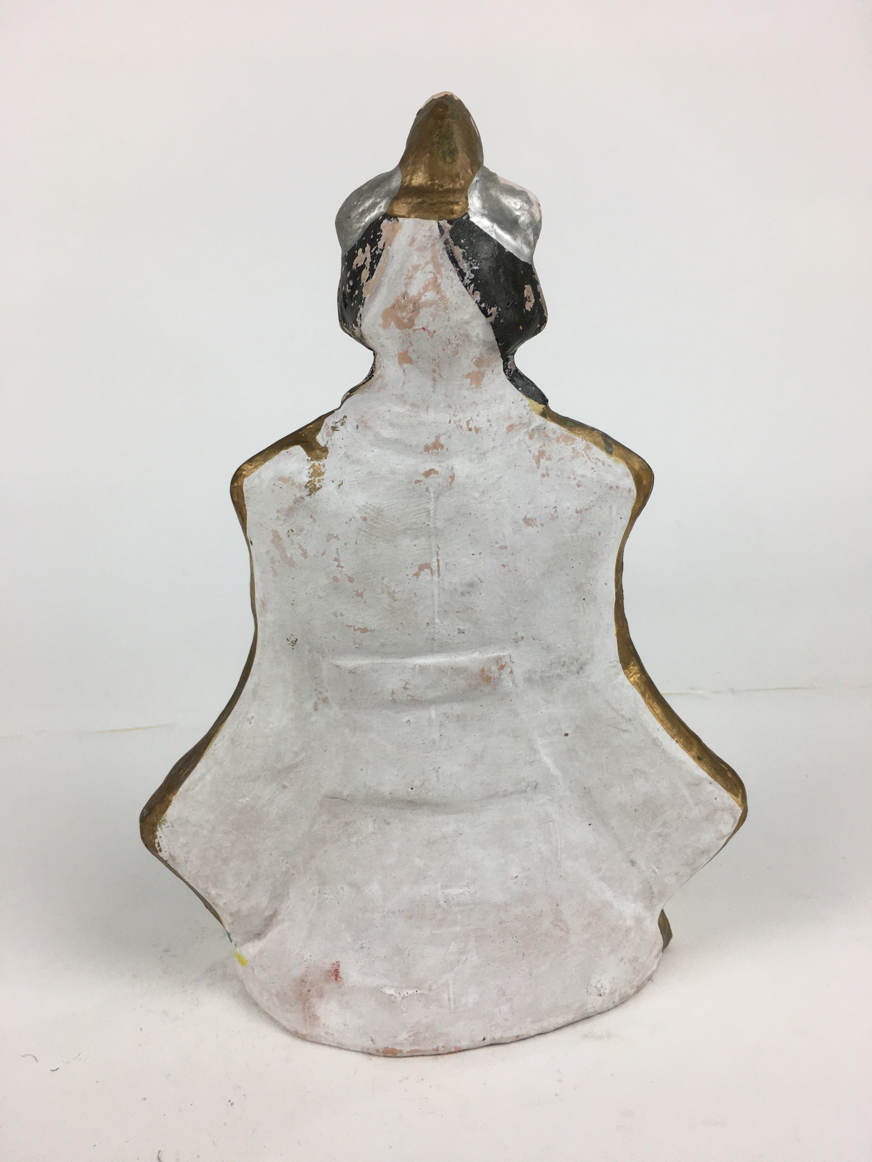 Japanese Clay Doll Vtg Ningyo Traditional Handicraft Kimono Princess BD748