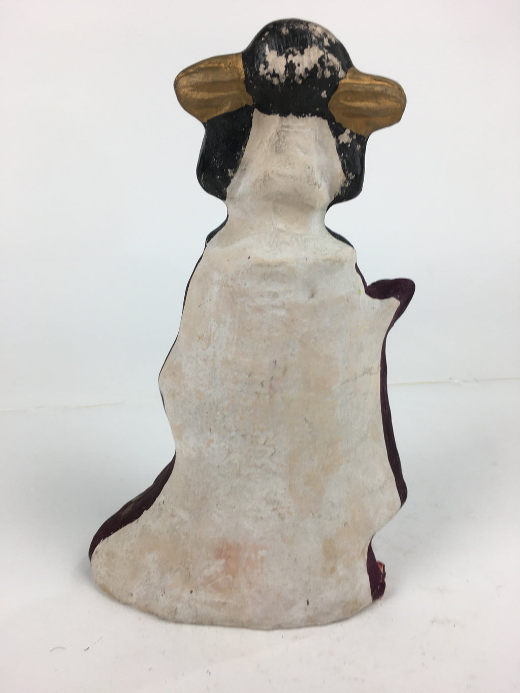 Japanese Clay Doll Vtg Ningyo Traditional Handicraft Kimono Princess BD750
