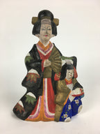 Japanese Clay Doll Vtg Ningyo Traditional Handicraft Kimono Queen BD753