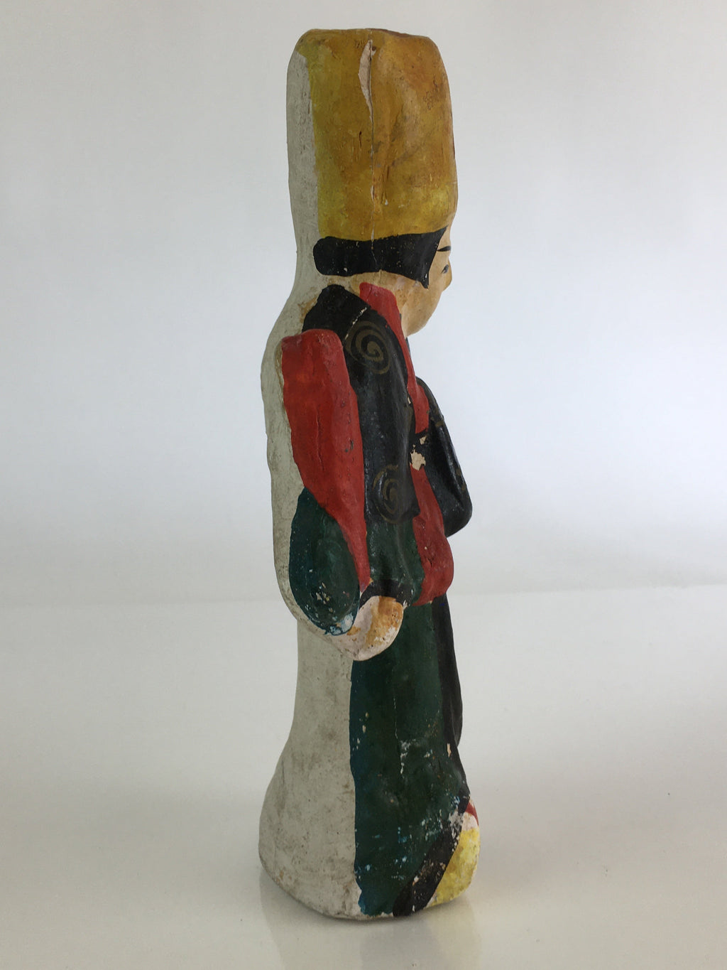 Japanese Clay Doll Vtg Ningyo Traditional Handicraft Traveller BD834